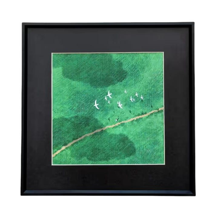 Vászonkép fémkerettel 30x30 cm, modern fali dekoráció