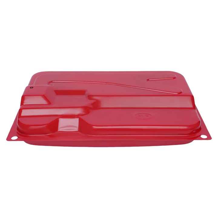 Rezervor combustibil generator, Rezervor benzina, 5 galoane (aprox. 19 l), Fier, Pentru generator pe benzina monocilindric, Rosu