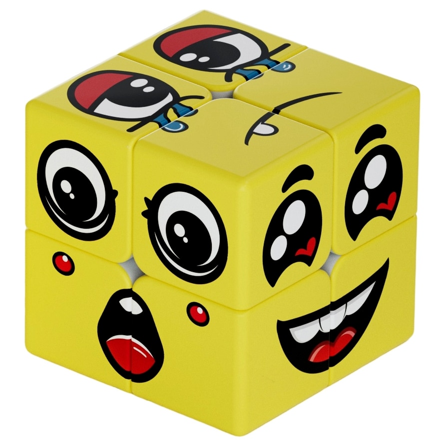 Cub Logic Z-Cube Face Series 2x2, Multicolor, Stickerless - eMAG.ro