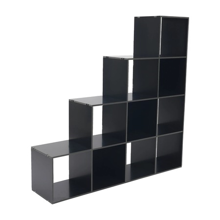 Raft tip scara, Raft de colt/Biblioteca, 4 niveluri, Forma L, 10 ...