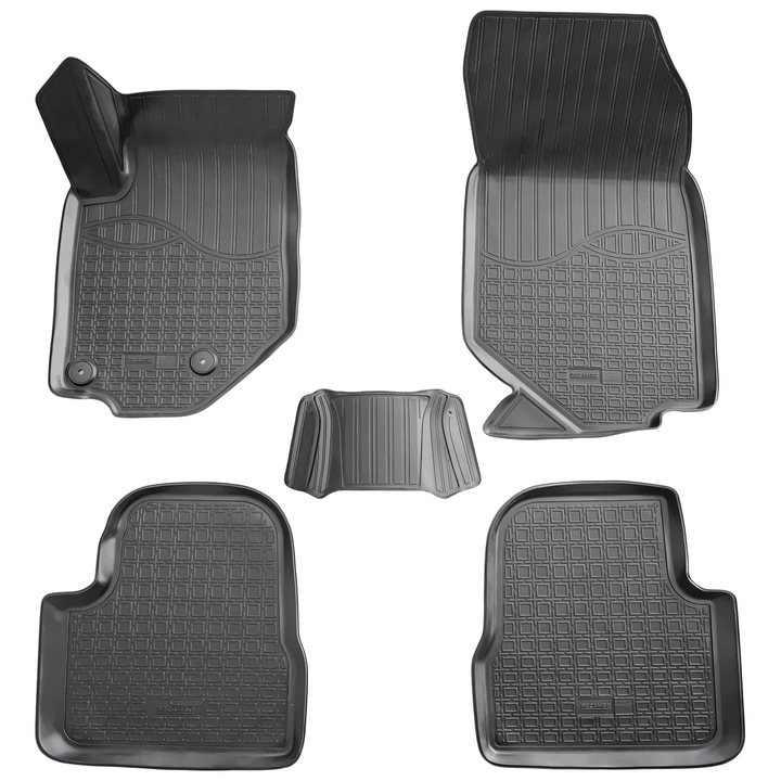 Set de 4 covorase cauciuc 3D stil tavita premium pentru Peugeot 208 II, 2 din 2019