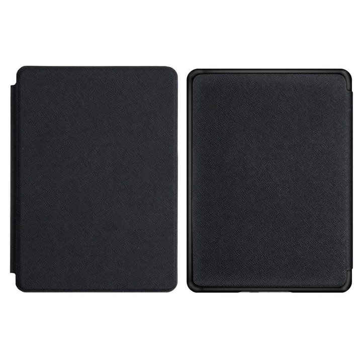 Etui Slim Case pentru Kindle Paperwhite 5, ecologic, negru, cu functie de auto-activare si protectie eficienta