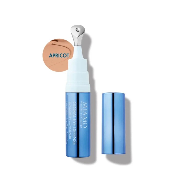 Anticearcan Miamo Global Eye Defence SPF 30, iluminant, 7.5ml, culoare apricot