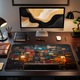 Mousepad Deskmat Vintage bookshelves 800x400x4 mm margini cusute Oktane