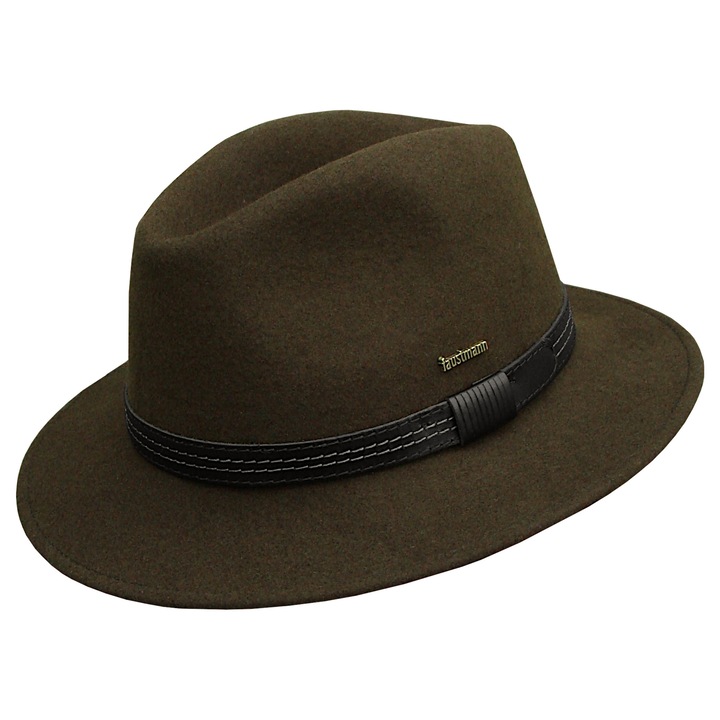 Palarie Pentru Barbati Din Fetru De Lana, Impermeabila, Serie Limitata, Maro inchis