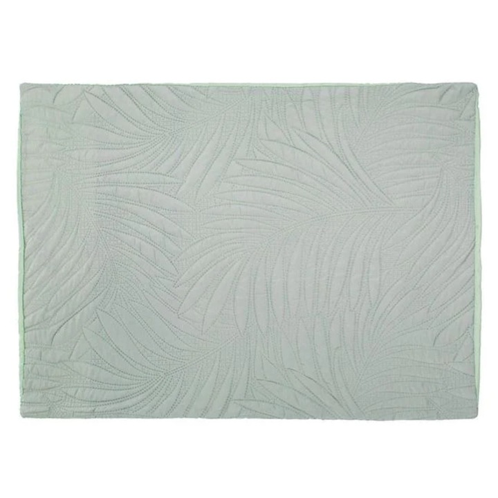 Fata de Perna Verde Menta cu Frunze 70x50cm Relaxanta