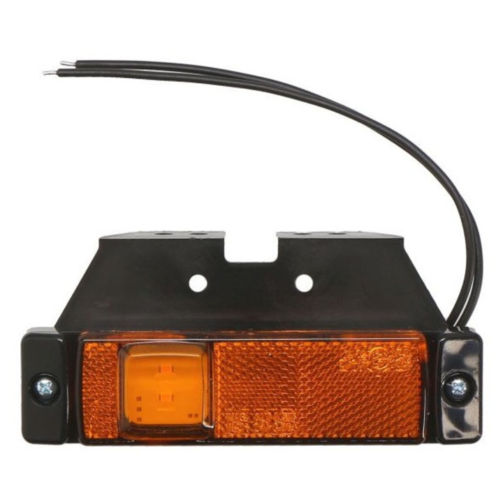 Lampa Gabarit Dreapta/Stanga, Portocaliu, Led, Inaltime 32mm, Latime 116mm, Atirna, Lungime Cablu 210mm, Cu Um