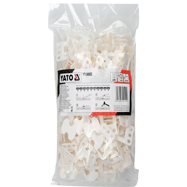 Distantiere nivelare placi 1 mm, 200 bc