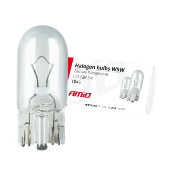 Set Bec Cireasa Fara Fasung 12v/5w (10 Bucati)