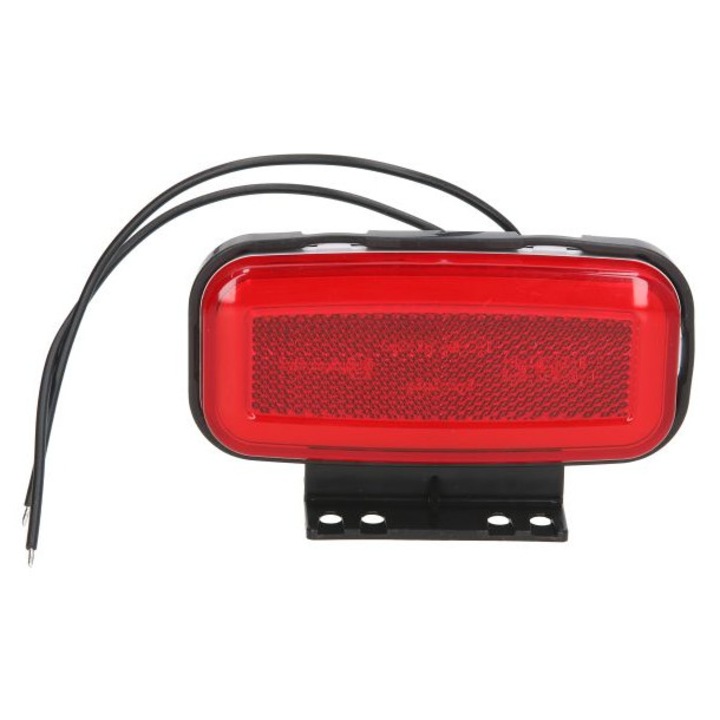 Lampa Gabarit Dreapta/Stanga, Rosu, Led, Inaltime 56mm, Latime 117mm, Adancime 20mm, Atirna, Lungime Cablu 220