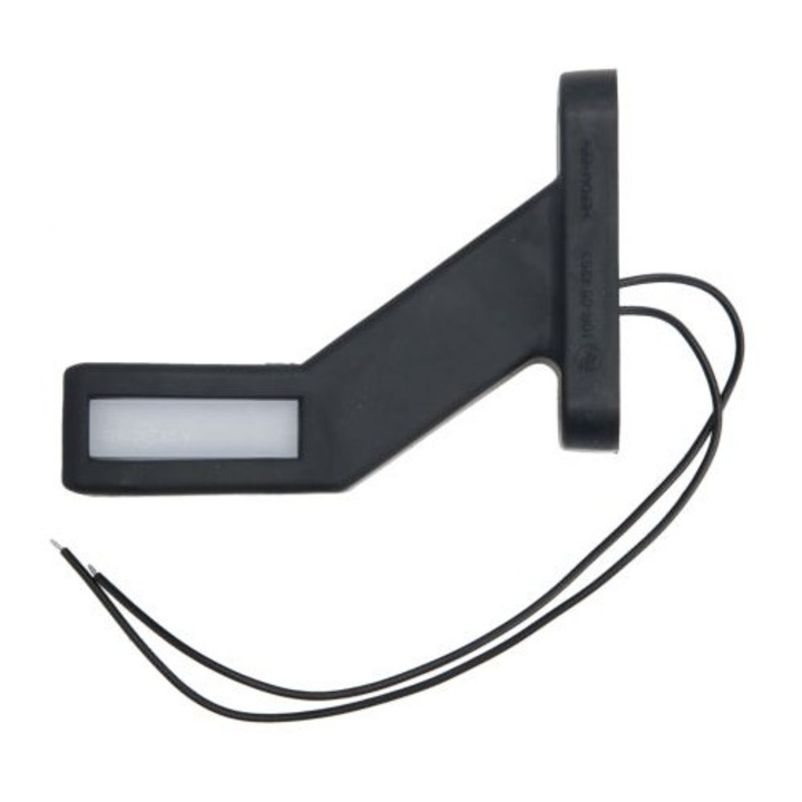 Lampa Gabarit Stanga, Alb/Rosu, Led, Suprafata, Lungime Cablu 240mm, Pe Brat Mediu-lung, 12/24V (neon)