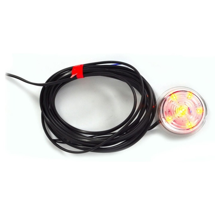 Elemente De Lumina De Degajare (cartus Led, 12/24V, Cu Sirma, Pentru Lampile W74.1 Si W74.2, Rosu, Lungime Cab