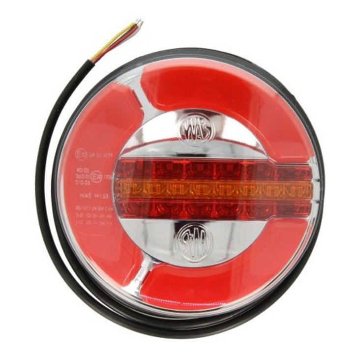 Lampa Spate Dreapta/Stanga W153 (led, 12/24V, Cu Semnalizare, Cu Lumini Frana, Lumini Parcare/Pozitie, Fara Refl