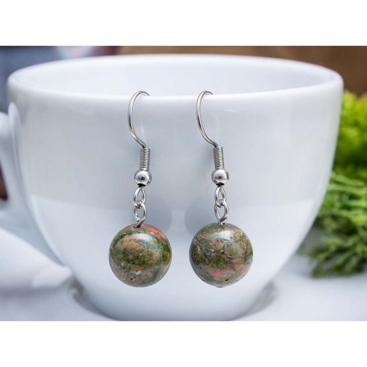 Cercei atârnători Unakit 8mm