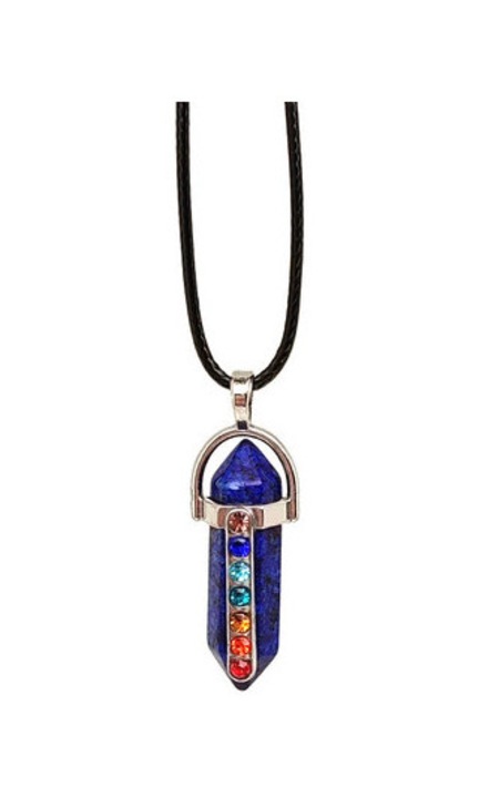 Colier cu pandantiv Vogel chakra din lapis lazuli, 3cm R.M. ékszer