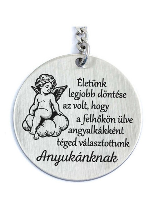 Breloc "Te-am ales pe tine, mami, stând pe nori"