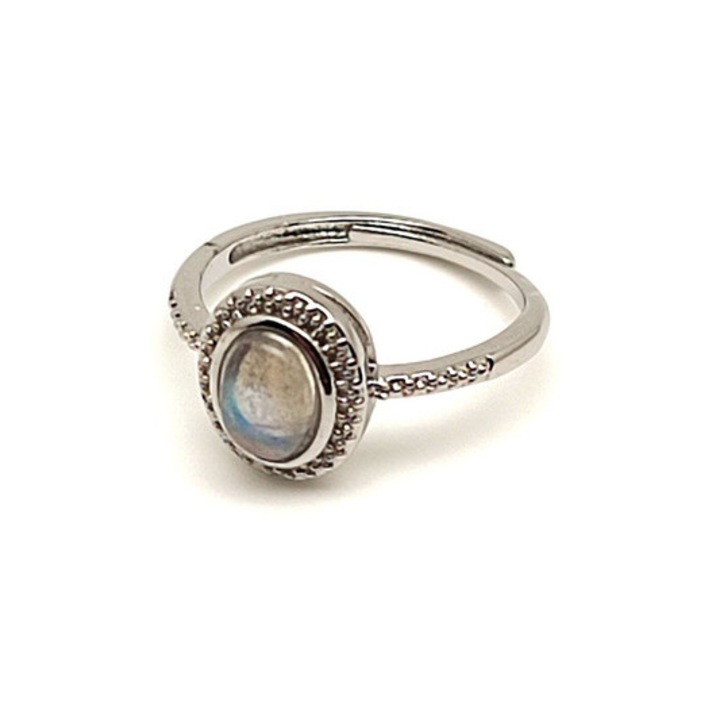 Inel reglabil din labradorit armonizant 8mm