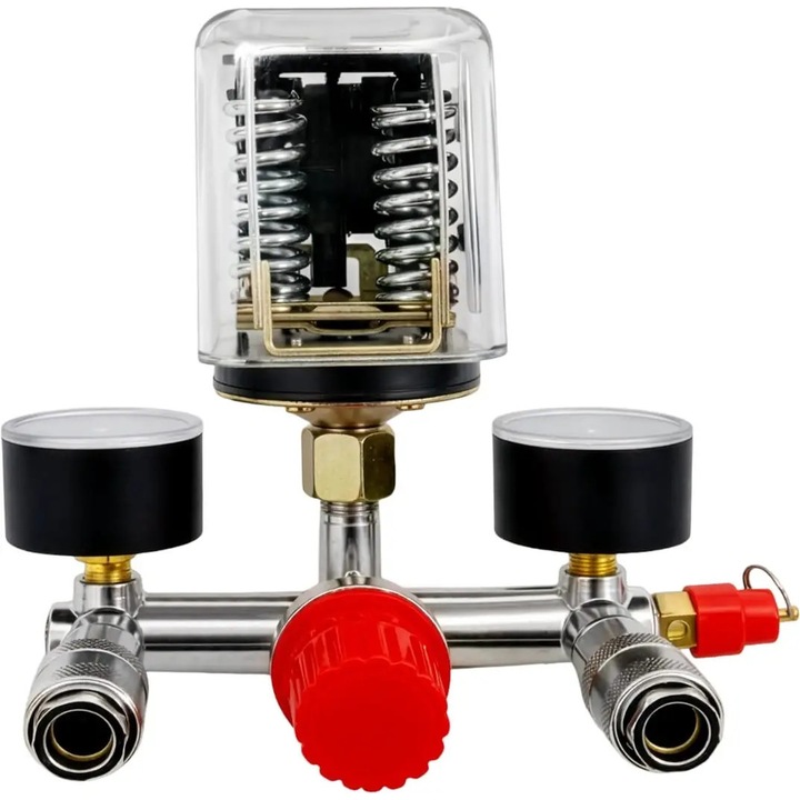 Presostat trifazat cu racord in T, Kraft&Dele, KD2169