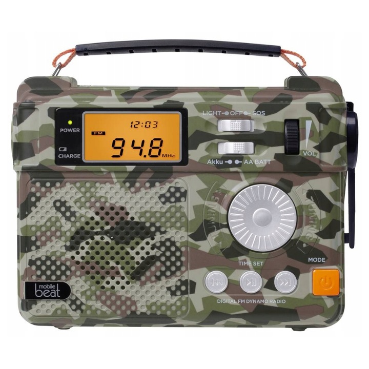 Silva Schneider SOS 223BT radio de urgență pentru camping cu funcție de powerbank