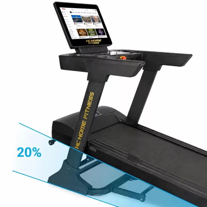 HC HOME FITNESS Smart Luxury TFT futópad - Okos kijelző és félprofi teljesítmény