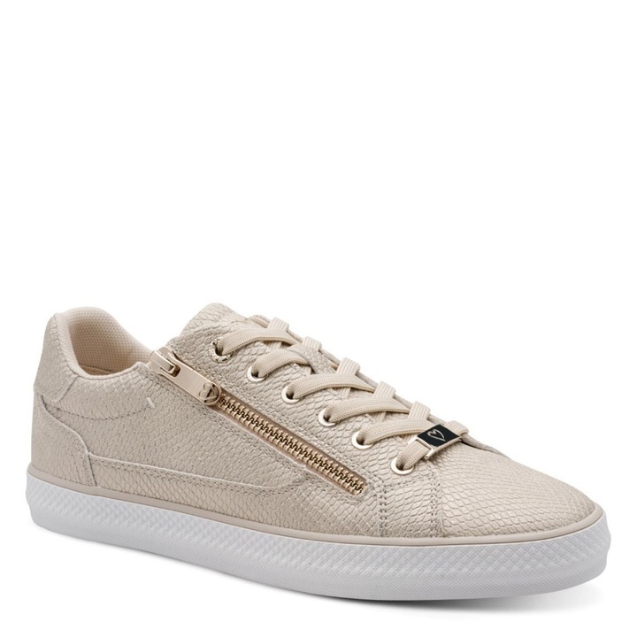 Marco Tozzi Marco Tozzi pezsgőszínű női fűzős–cipzáras sneaker 23757-46-961 07782