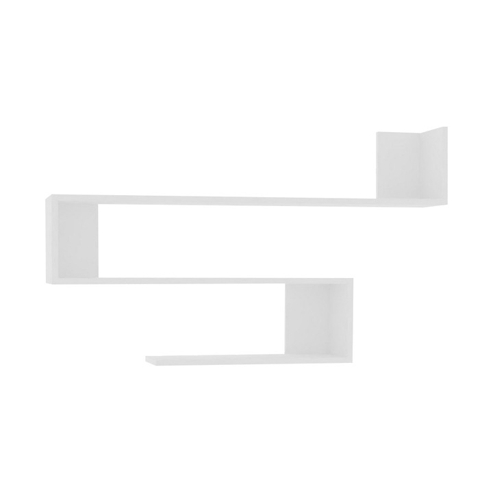 Timeless Tools Falipolc 120x71x20cm, fehér