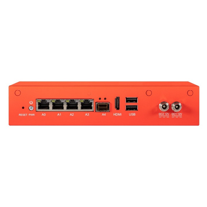 Tűzfal hardver Securepoint RC200 G5, 4,65 Gbit/s, 210x105x44mm, kétsávos, 50 felhasználó