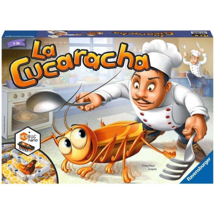 Настолна игра La Cucaracha 22689, Ravensburger, 2-8 играчи, 30-60 минути, многоцветна