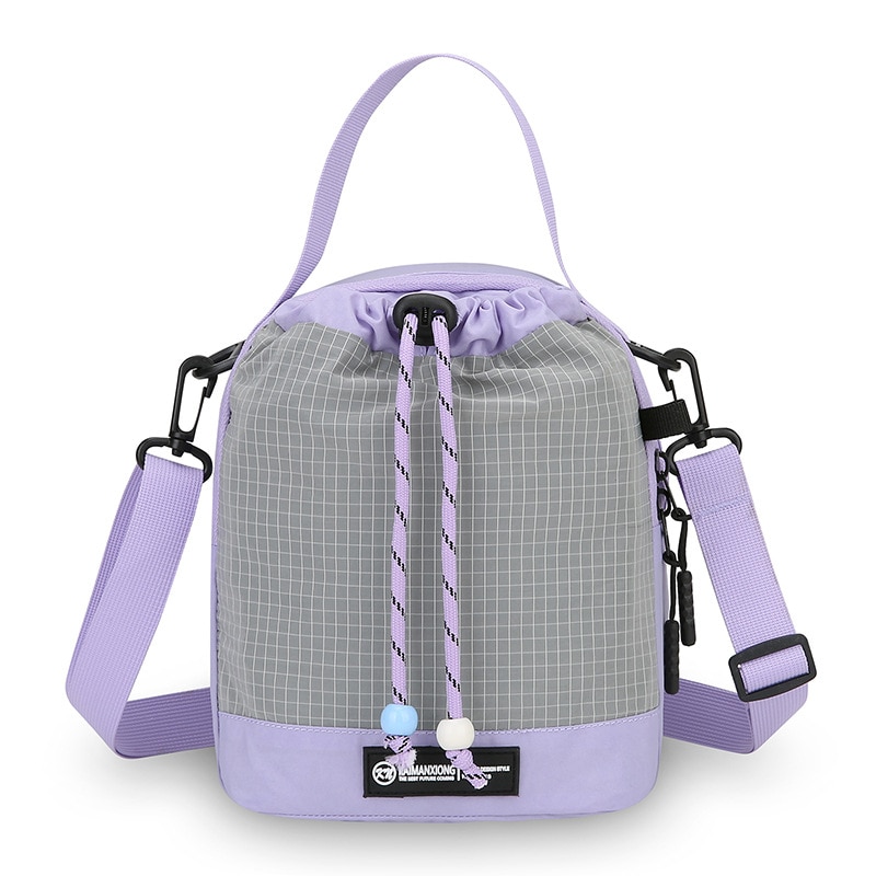 Rucsac cu un singur umar, compartimente multiple, moduri de purtare versatile, ORBER, se poate purta pe umar, 20 L, sistem de reducere a greutatii, potrivit pentru laptopuri de 10 inch, detasabil, 17 × 11 × 20 cm, nailon, violet