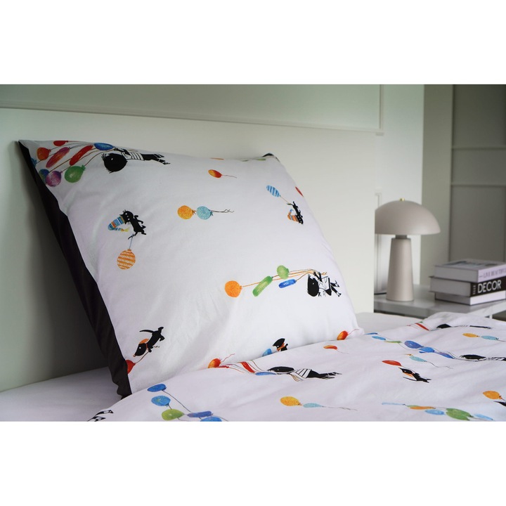 Spod Igly i Nitki ágynemű, 140x200 cm, 1 párnahuzat 70x80 cm, pamut, többszínű