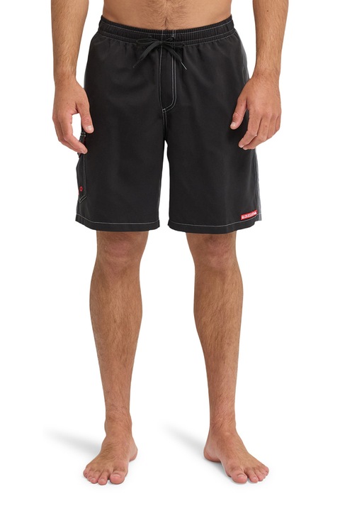 QUIKSILVER, Fürdőnadrág fedőlapos zsebbel, Fekete/Szürke