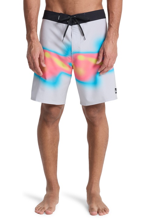 QUIKSILVER, Bermude de baie Surfsilk, Gri deschis, Coral, Albastru, 38