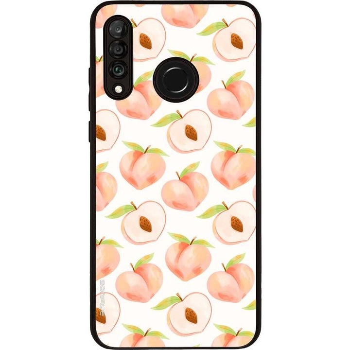 Husa telefon Sonique Fruit Series pentru Huawei P30 Lite, imprimeu fructe, silicon, rosu