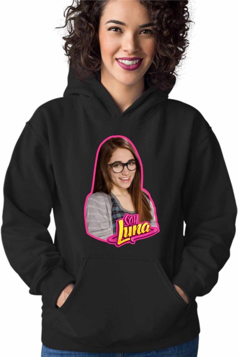 Hanorac Femei Soy Luna Nina Simonetti, Negru