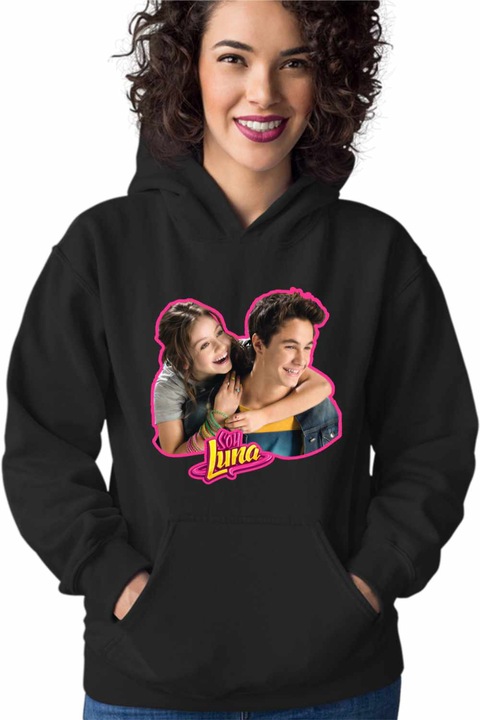 Hanorac Femei Soy Luna Simon Love Valente, Negru