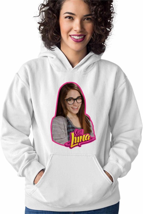 Hanorac Femei Soy Luna Nina Simonetti, Alb