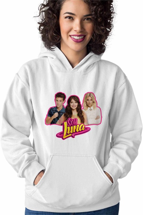 Hanorac Femei Soy Luna Matteo Ambar, Alb