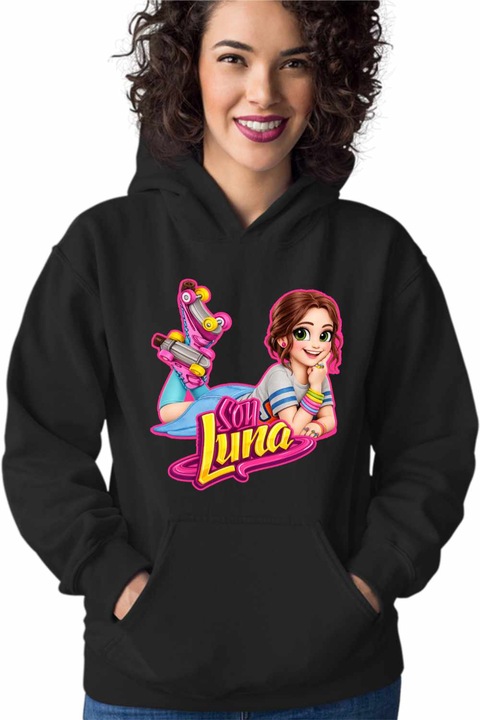 Hanorac Femei Soy Luna Patine Karol Sevilla, Negru