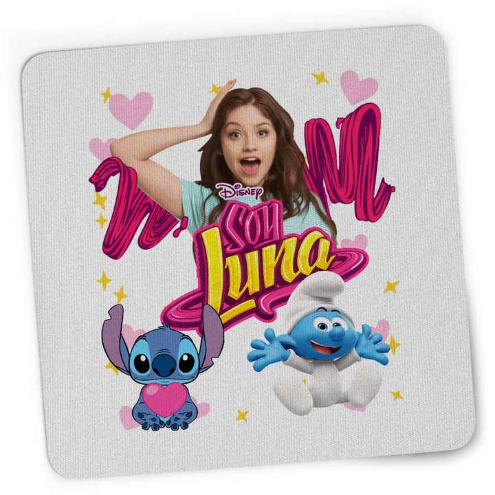 Mousepad Soy Luna Rollerskating, 21x19cm