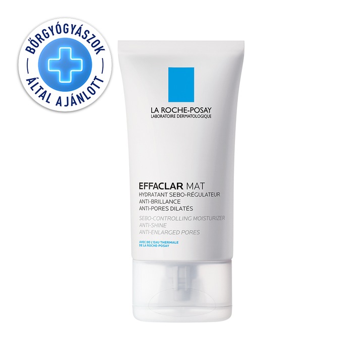La Roche-Posay Effaclar Mat Faggyútermelést-szabályozó hidratáló krém mattító hatással, 40 ml