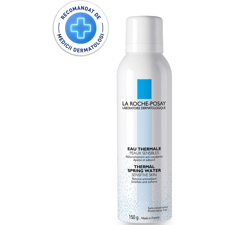 Apa termala La Roche-Posay, cu efect de calmare a pielii sensibile si iritate, copii si adulti, 150 ml