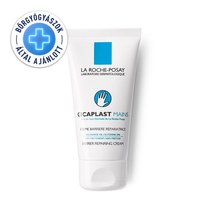 La Roche-Posay Cicaplast Bőrnyugtató és regeneráló kézkrém, 50 ml