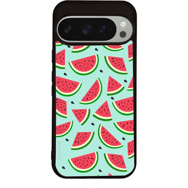 Husa telefon Sonique Fruit Series, design fructe, silicon, multicolor, pentru Google Pixel 9 Pro 5G