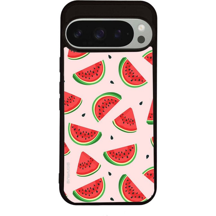 Husa telefon Sonique Fruit Series, design fructe, silicon, multicolor, pentru Google Pixel 9 Pro 5G