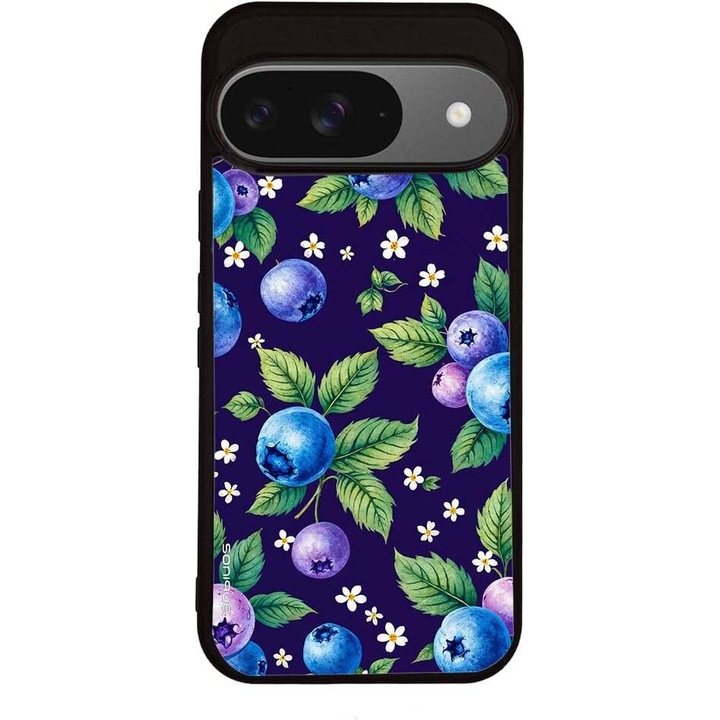 Husa telefon Sonique Fruit Series, pentru Google Pixel 9 5G, imprimeu fructe, silicon, multicolor