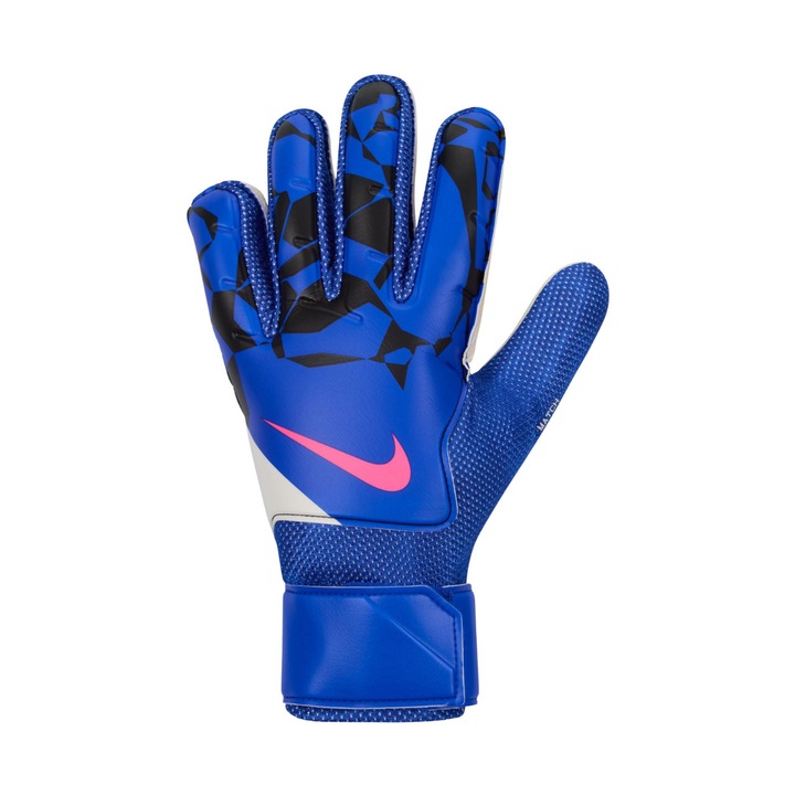 Manusi sport Nike, Match Goalkeeper, albastru-negru-roz, 7