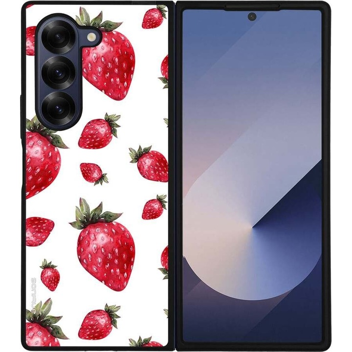 Husa telefon Sonique Fruit Series, pentru Samsung Galaxy Z Fold 6, imprimeu fructe, silicon, multicolor