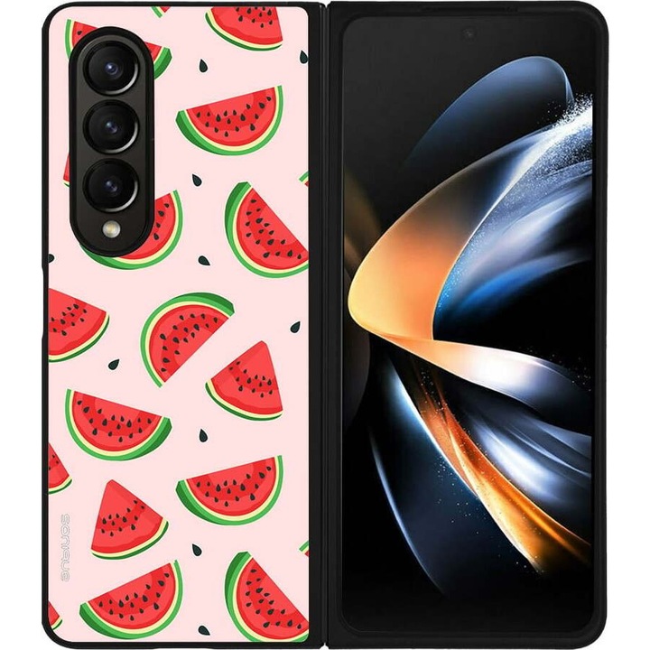 Husa telefon Sonique Fruit Series pentru Samsung Galaxy Z Fold 4, imprimeu fructe, silicon, multicolor