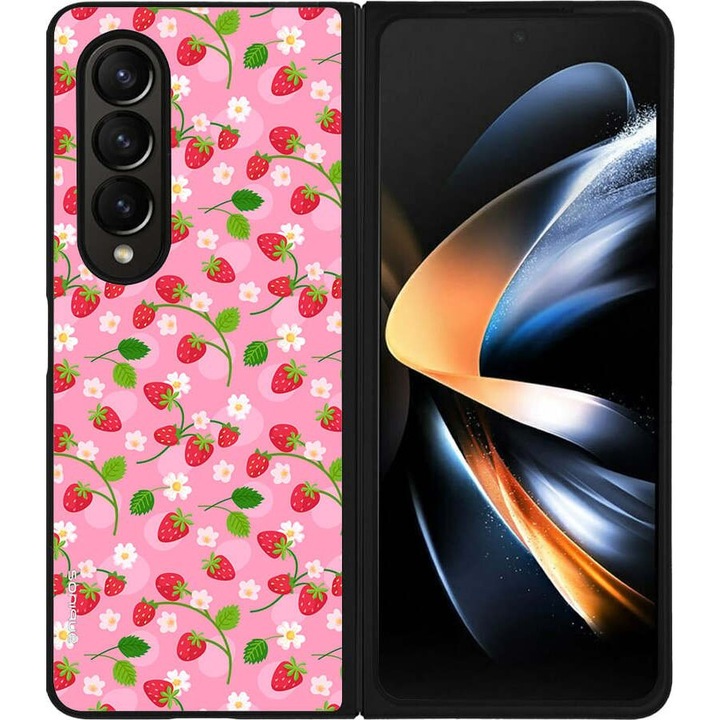 Husa telefon Sonique Fruit Series, pentru Samsung Galaxy Z Fold 4, imprimeu fructe, silicon, multicolor