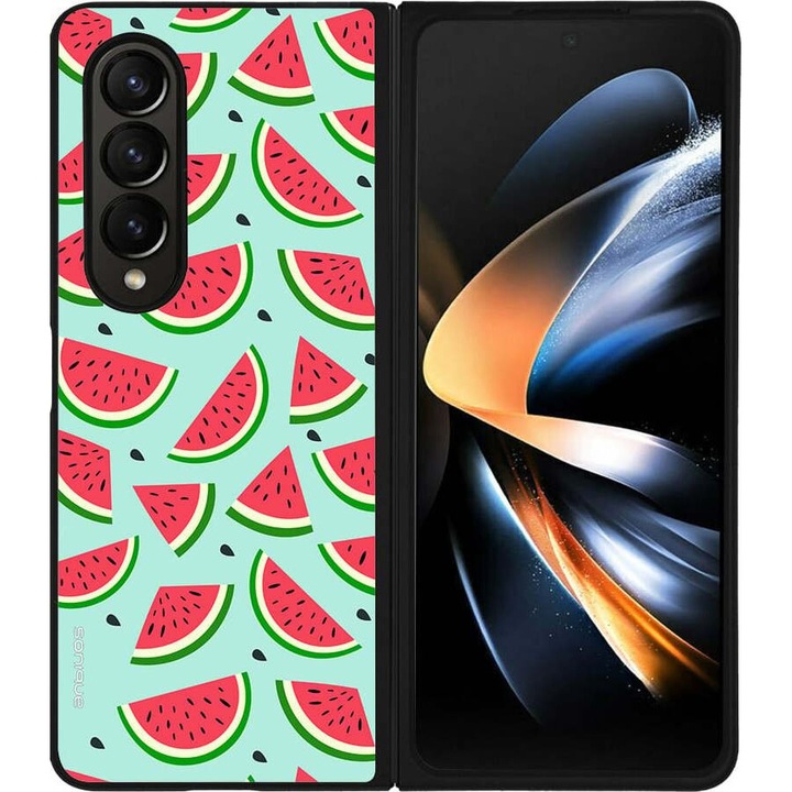 Husa telefon Sonique, pentru Samsung Galaxy Z Fold 4, imprimeu fructe, silicon, multicolor